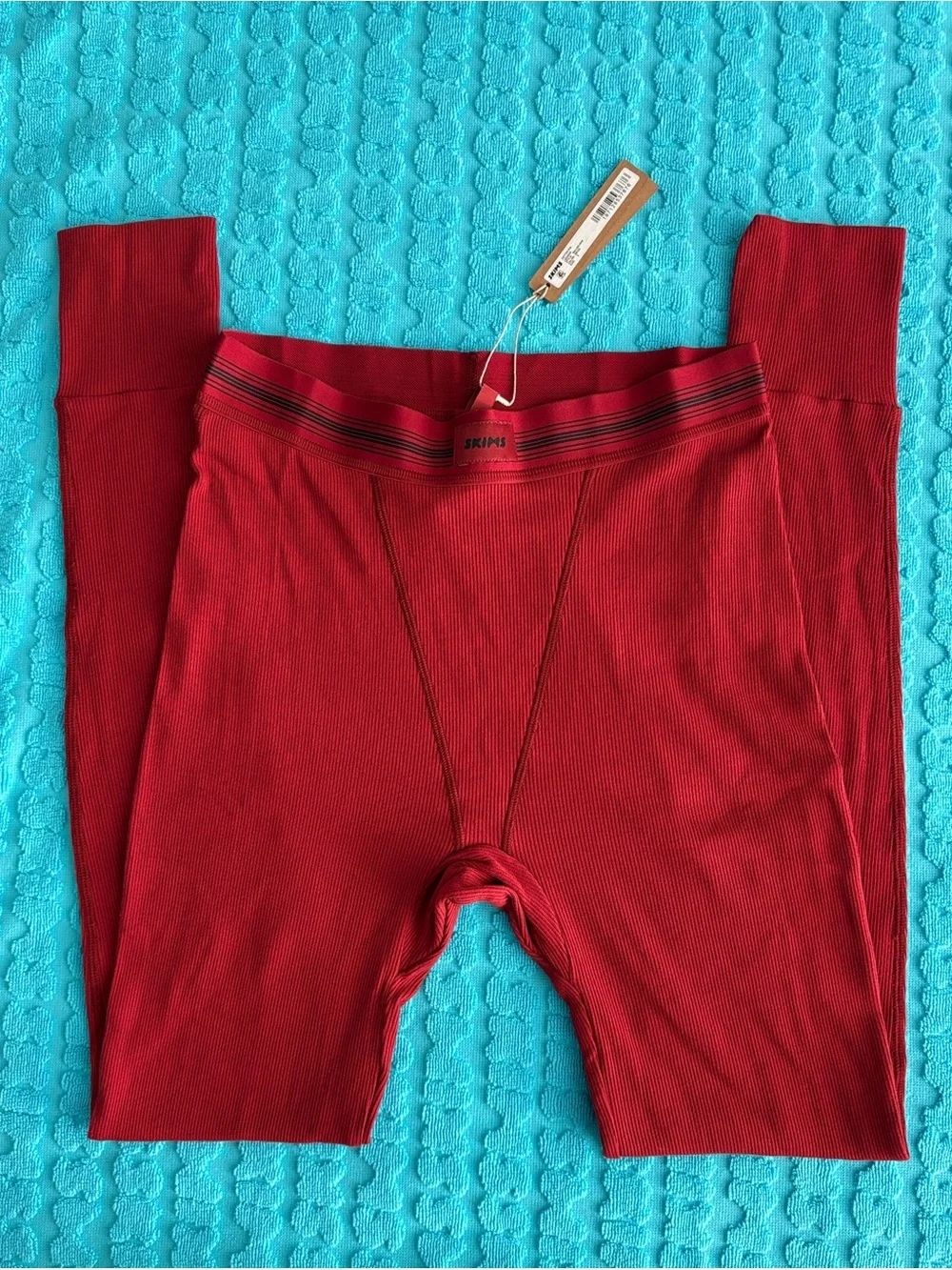 ❤️ SKIMS Cotton Rib Legging | Brick | S | NWT 🏷️